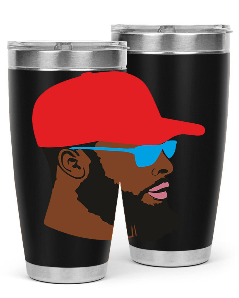 black man style 1#- black men - boys- tumbler