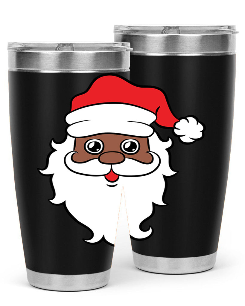 black santa 25#- black men - boys- tumbler