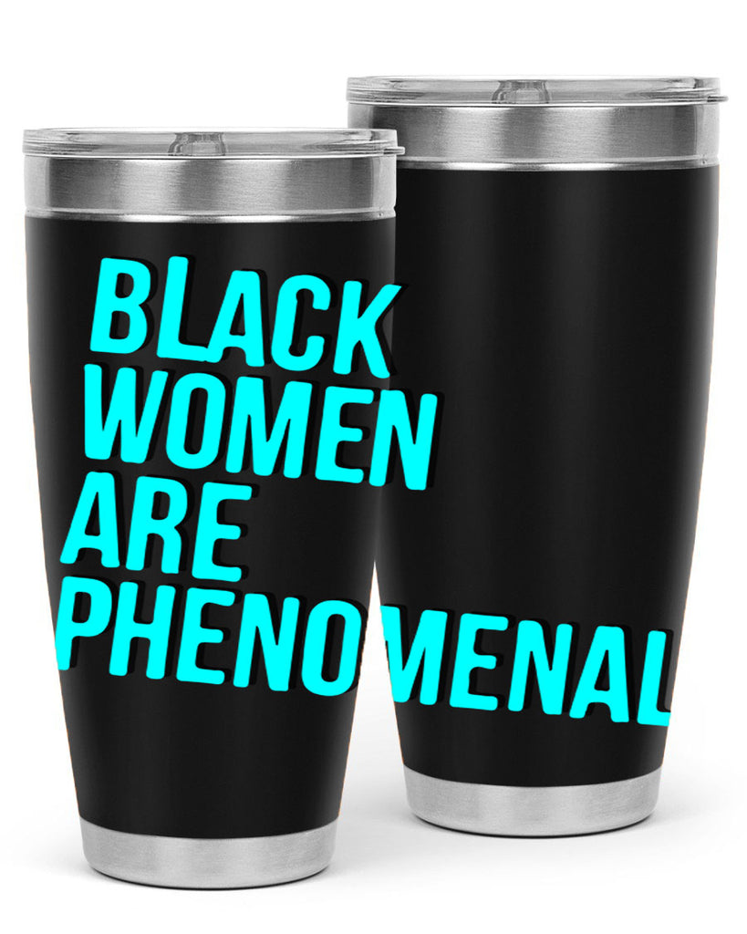 black woman are phenomenal color 216#- black words phrases- Cotton Tank
