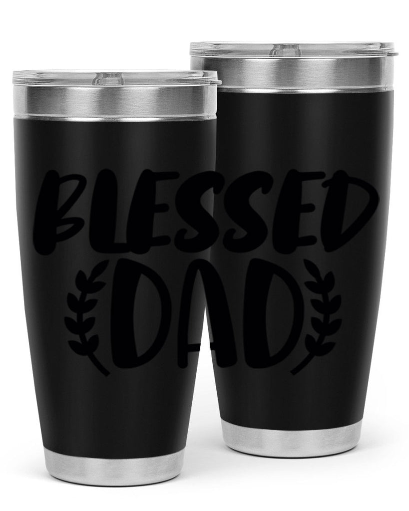 blessed dad 36#- dad- Tumbler