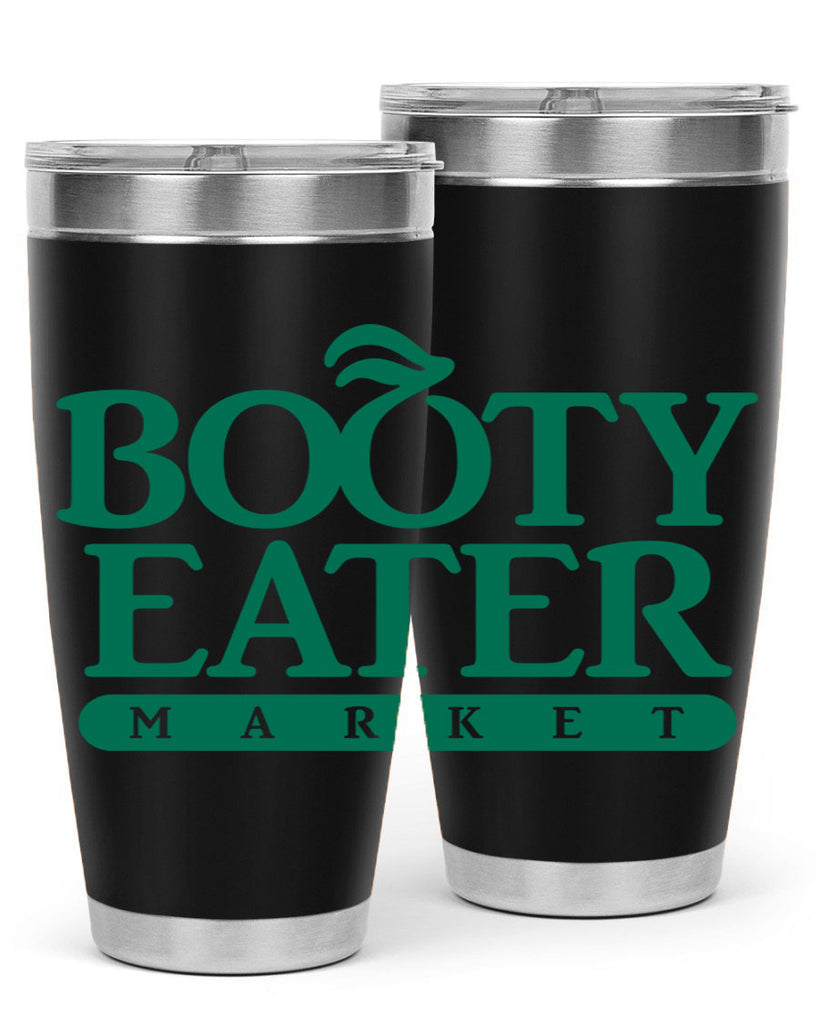 bootyeater 192#- black words phrases- Cotton Tank