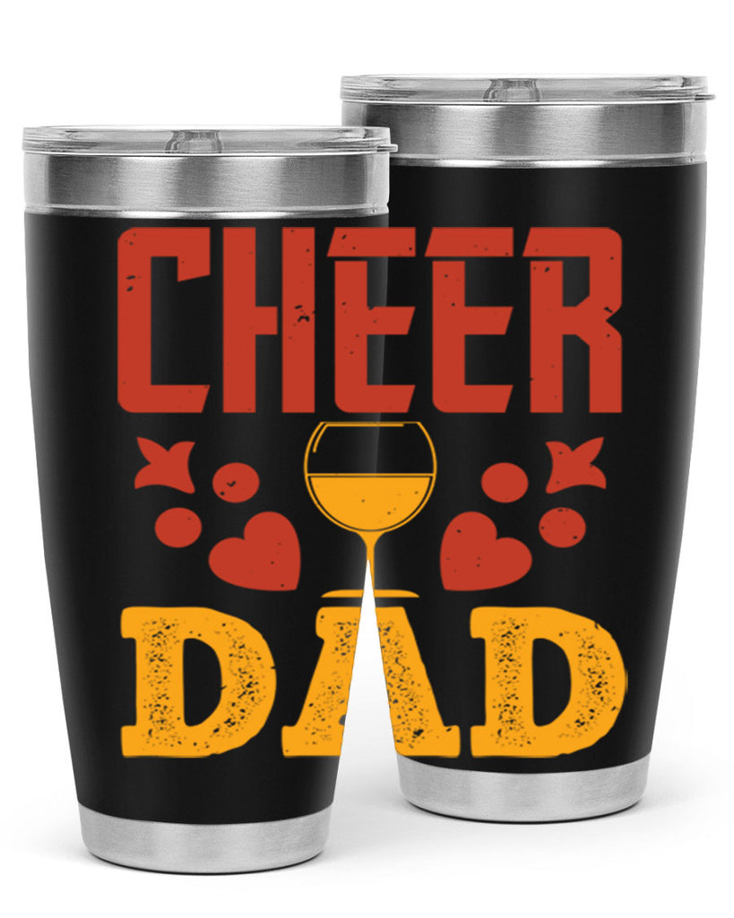 cheer dad 121#- fathers day- Tumbler