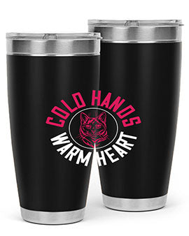 cold hands warm heart Style 42#- cat- Tumbler
