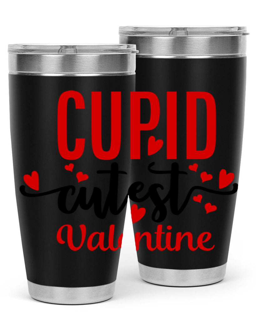 cupid cutest valentine 80#- valentines day- Tumbler