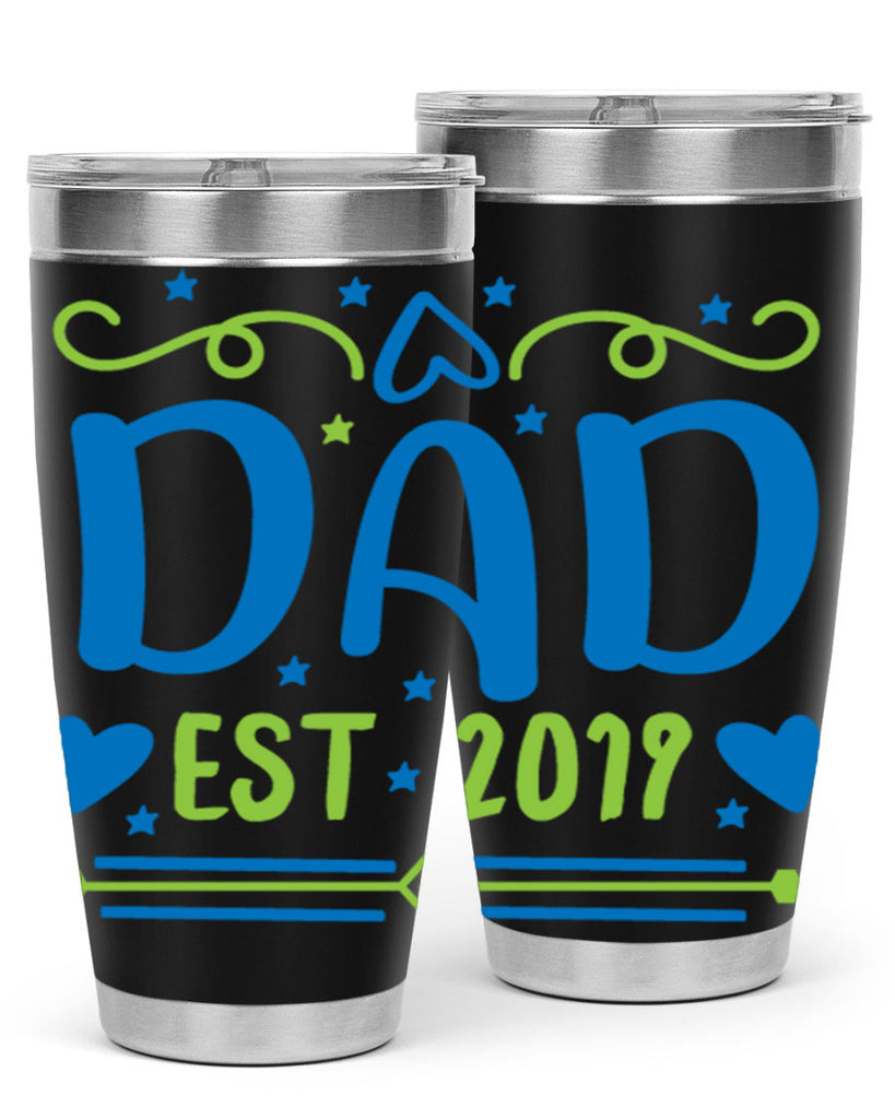 dad est 99#- fathers day- Tumbler
