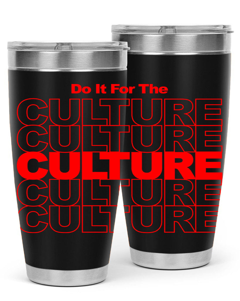 do it for the culture 170#- black words phrases- Cotton Tank