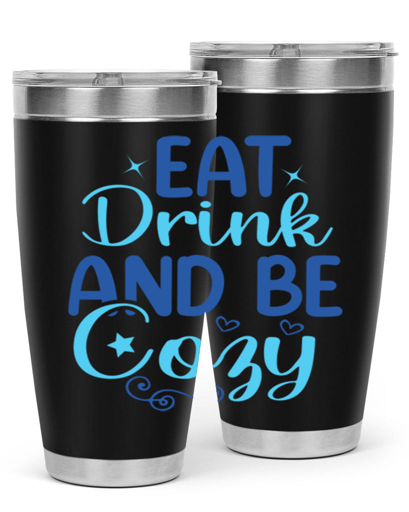 eat drink and be cozy 97#- winter- Tumbler
