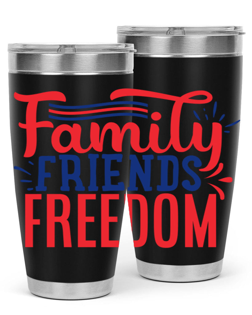 family friends freedom Style 48#- Fourt Of July- Tumbler