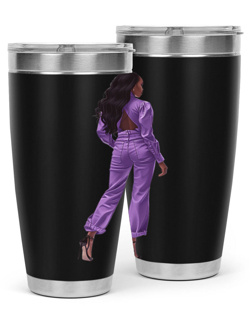 fashion girl in lavender 49#- fashion- Cotton Tank