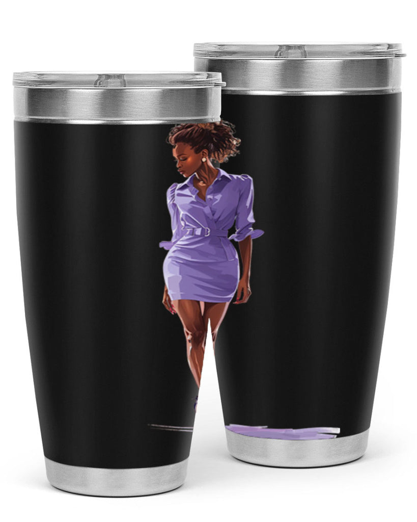 fashion girl in lavender 59#- fashion- Cotton Tank