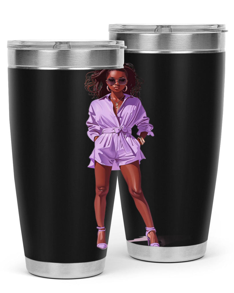 fashion girl in lavender 64#- fashion- Cotton Tank