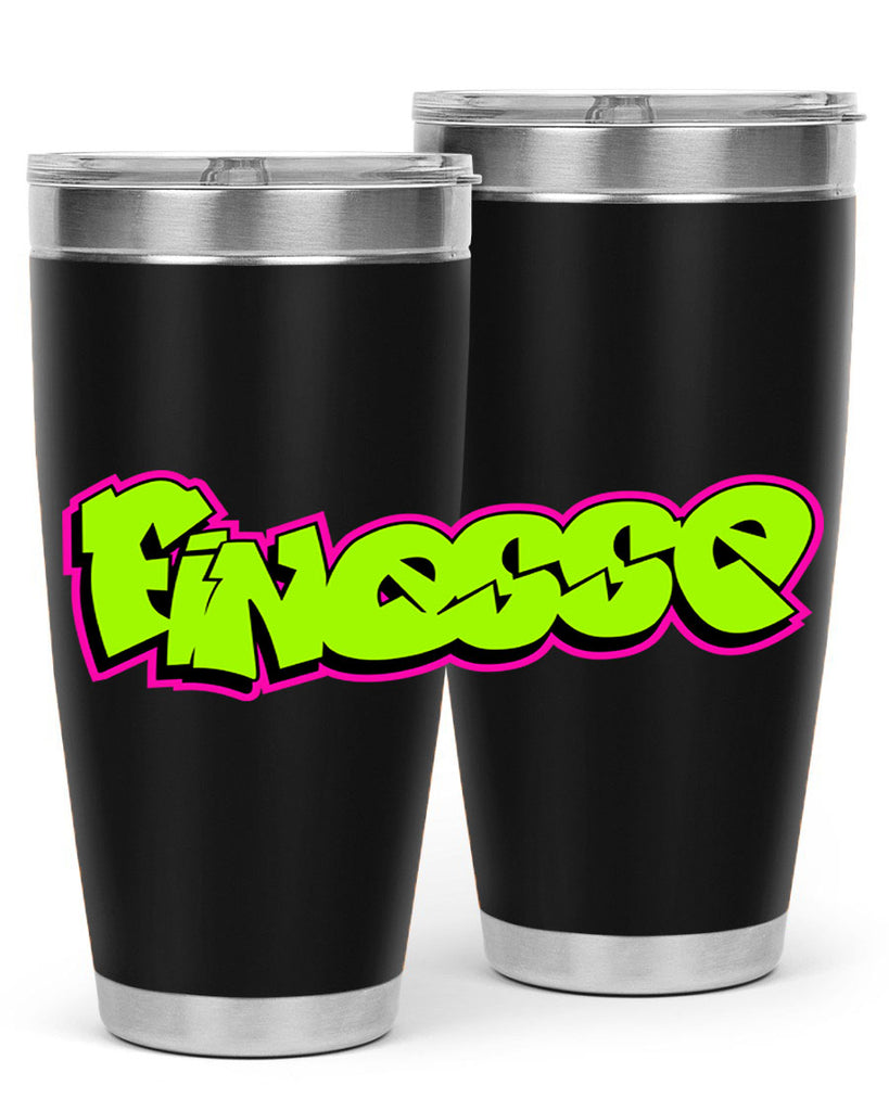 finesse 154#- black words phrases- Cotton Tank