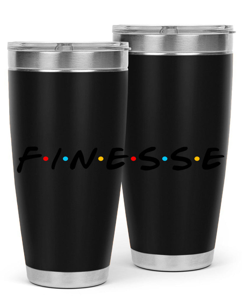 finesse 156#- black words phrases- Cotton Tank