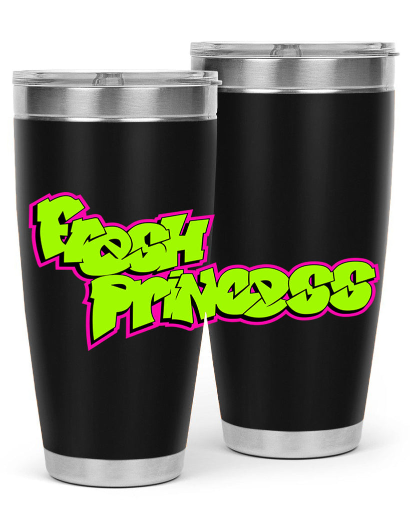 fresh princess 145#- black words phrases- Cotton Tank