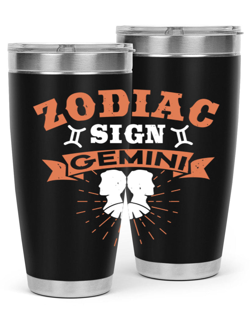gemini 246#- zodiac- Tumbler