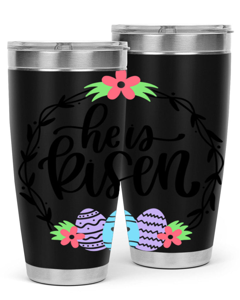 he is risen 34#- easter- Tumbler