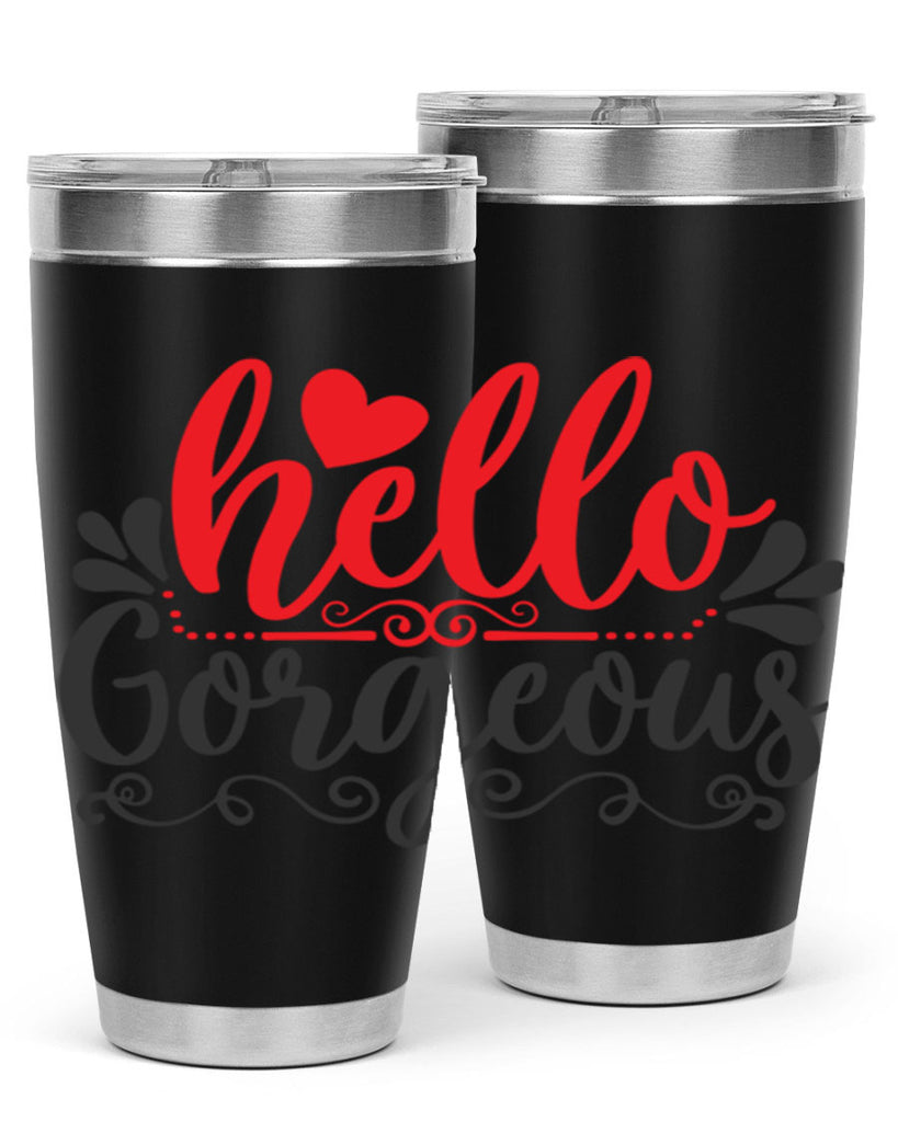 hello gorgeous Style 155#- make up- Tumbler