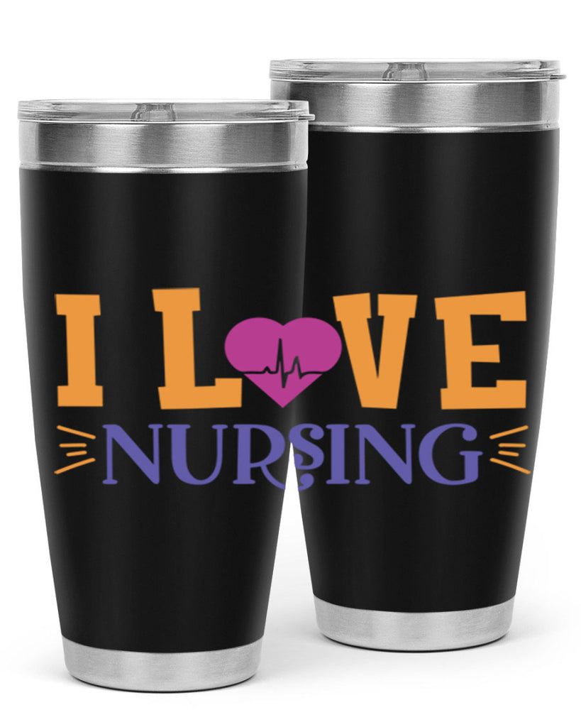 i love nursing Style 379#- nurse- tumbler