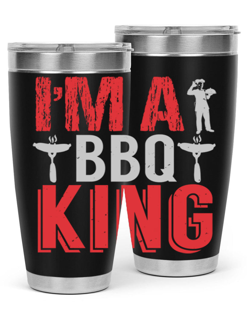 im a bbq king 34#- bbq- Tumbler