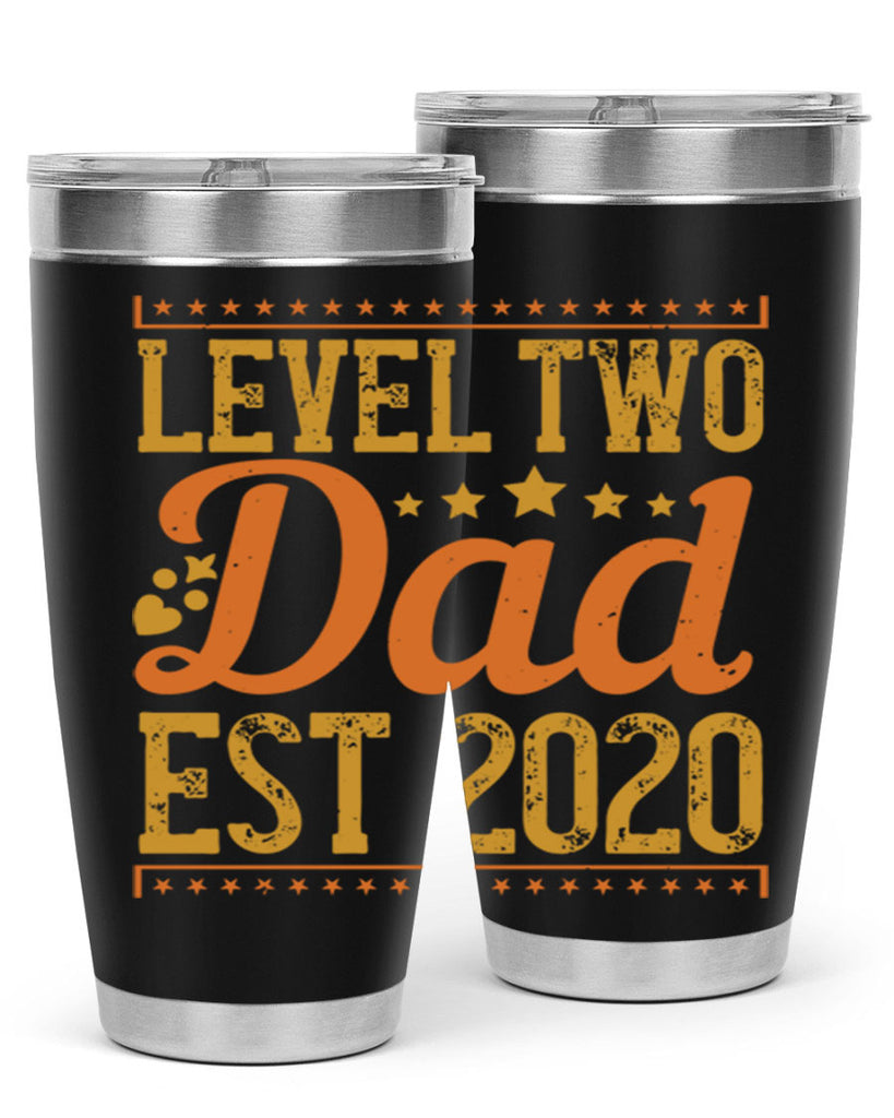 level dad est 189#- fathers day- Tumbler