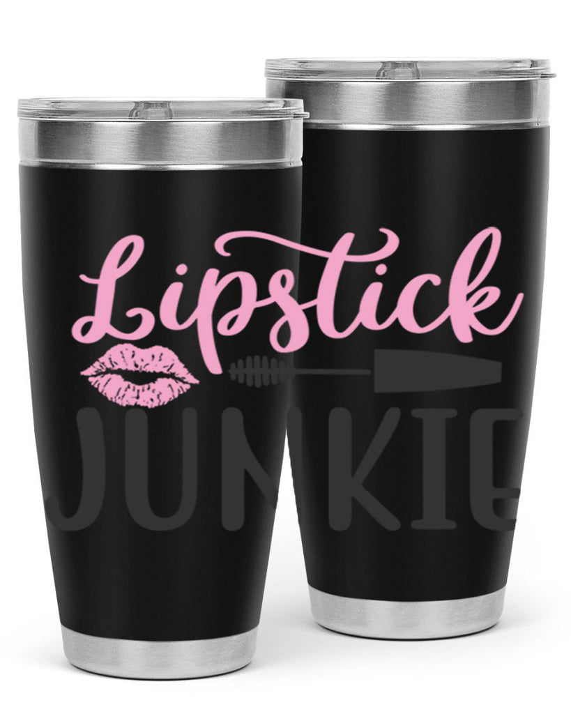 lipstick junkie Style 154#- make up- Tumbler