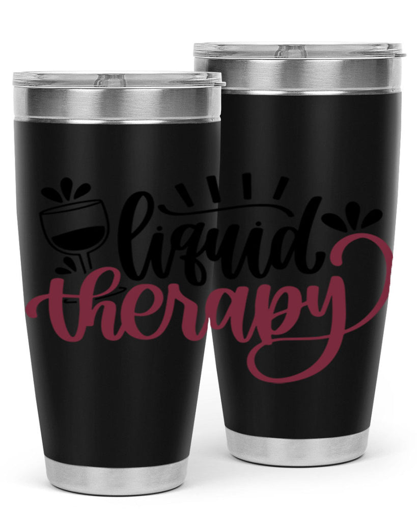 liquid therapy 44#- wine- Tumbler