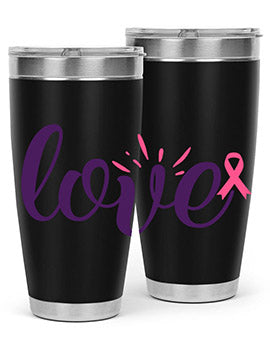 love Style 7#- breast cancer- Tumbler