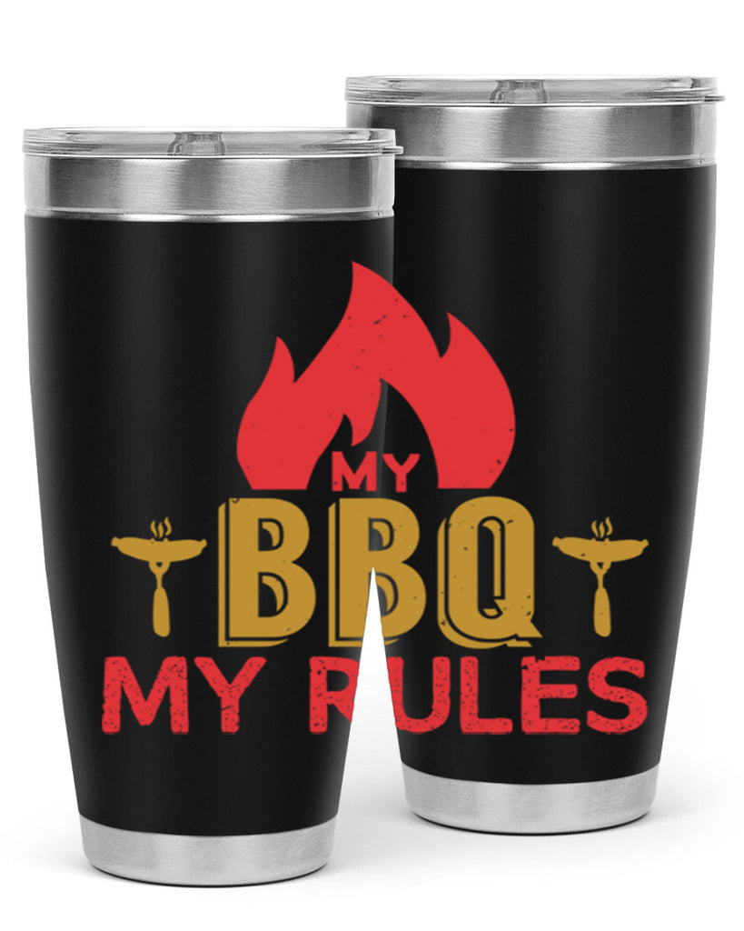 my bbq my ruless 21#- bbq- Tumbler