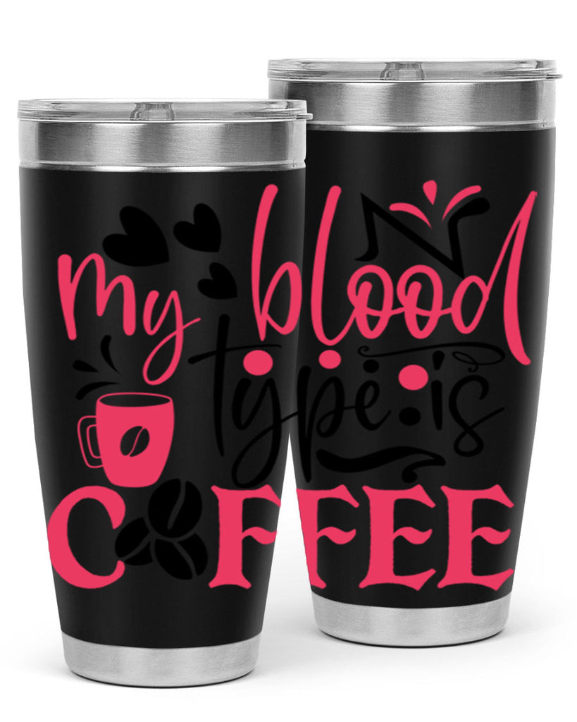 my blood type is coffee Style 375#- nurse- tumbler