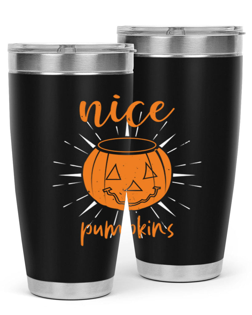nice pumpkins 138#- halloween- Tumbler