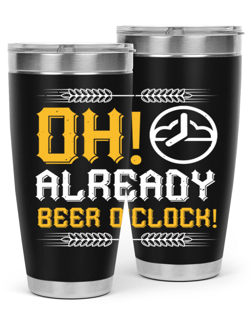 oh already beer oclock 54#- beer- Tumbler