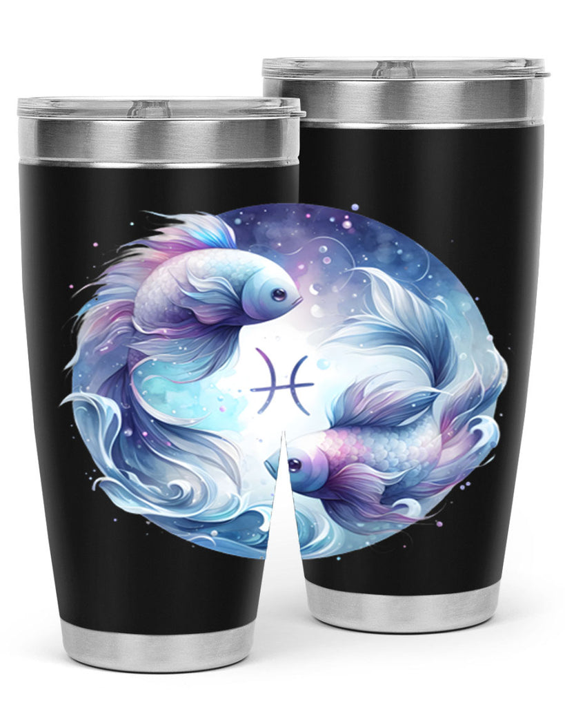 pisces 349#- zodiac- Tumbler