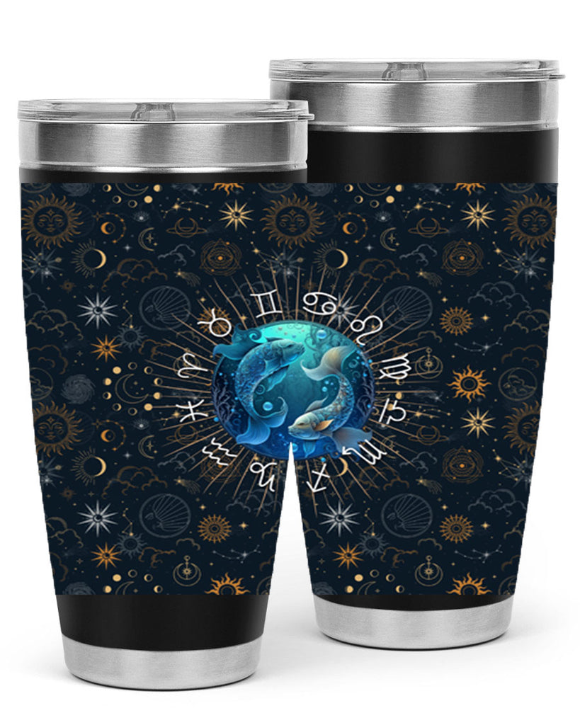 pisces Straight 366#- zodiac- Tumbler