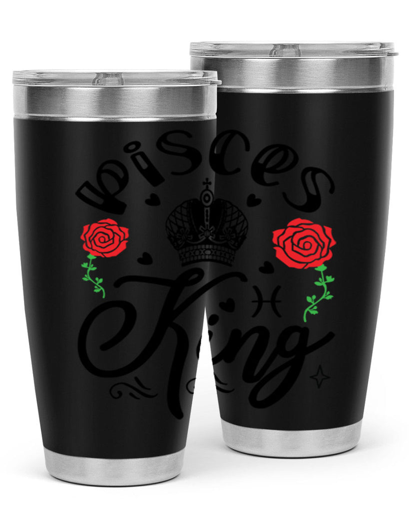 pisces king 375#- zodiac- Tumbler