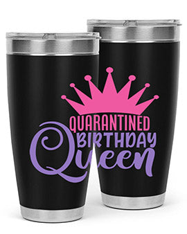 quarantined birthday queen Style 46#- corona virus- Tumbler
