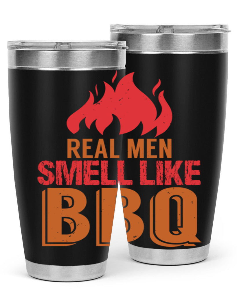 real men smell like bbq 16#- bbq- Tumbler
