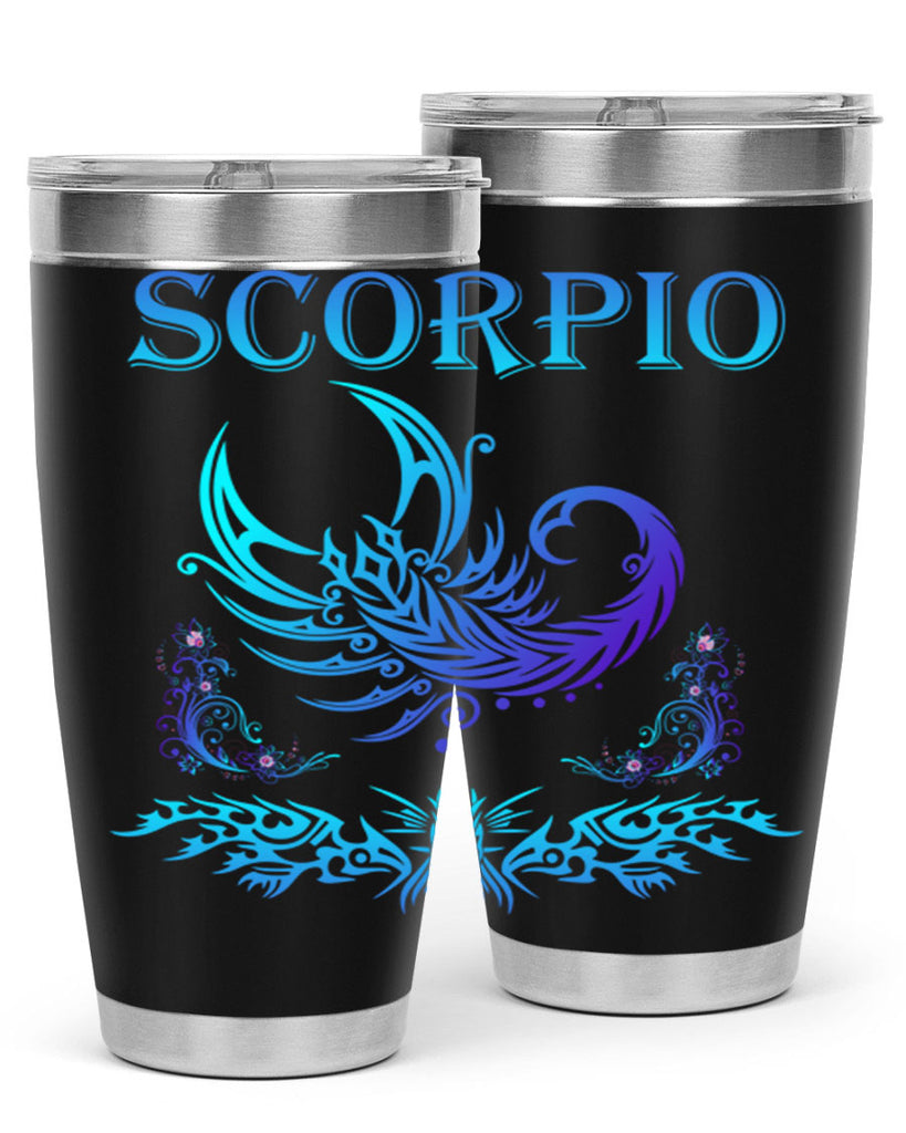 scorpio 449#- zodiac- Tumbler