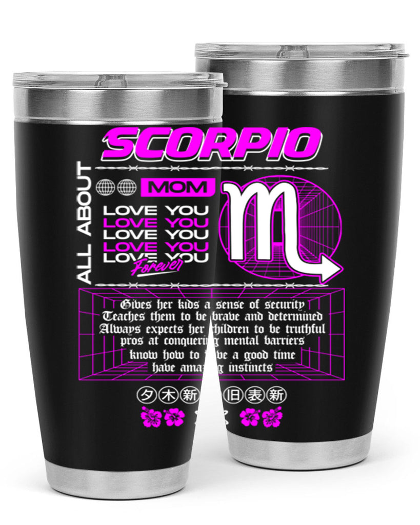 scorpio 457#- zodiac- Tumbler