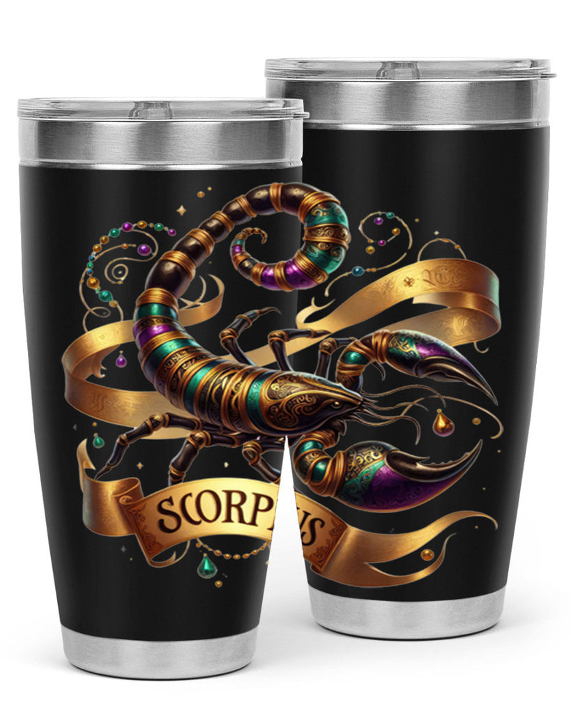 scorpio 459#- zodiac- Tumbler