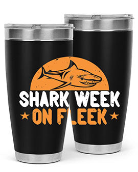 shark week on fleek Style 42#- shark  fish- Tumbler