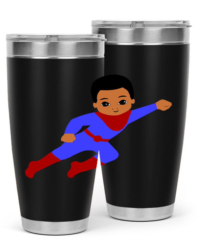 super kid 14#- black men - boys- tumbler