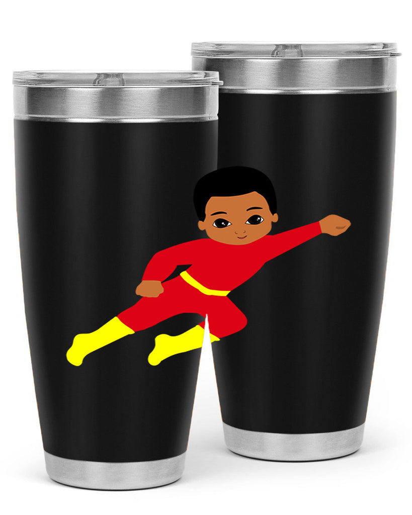 super kid 4#- black men - boys- tumbler