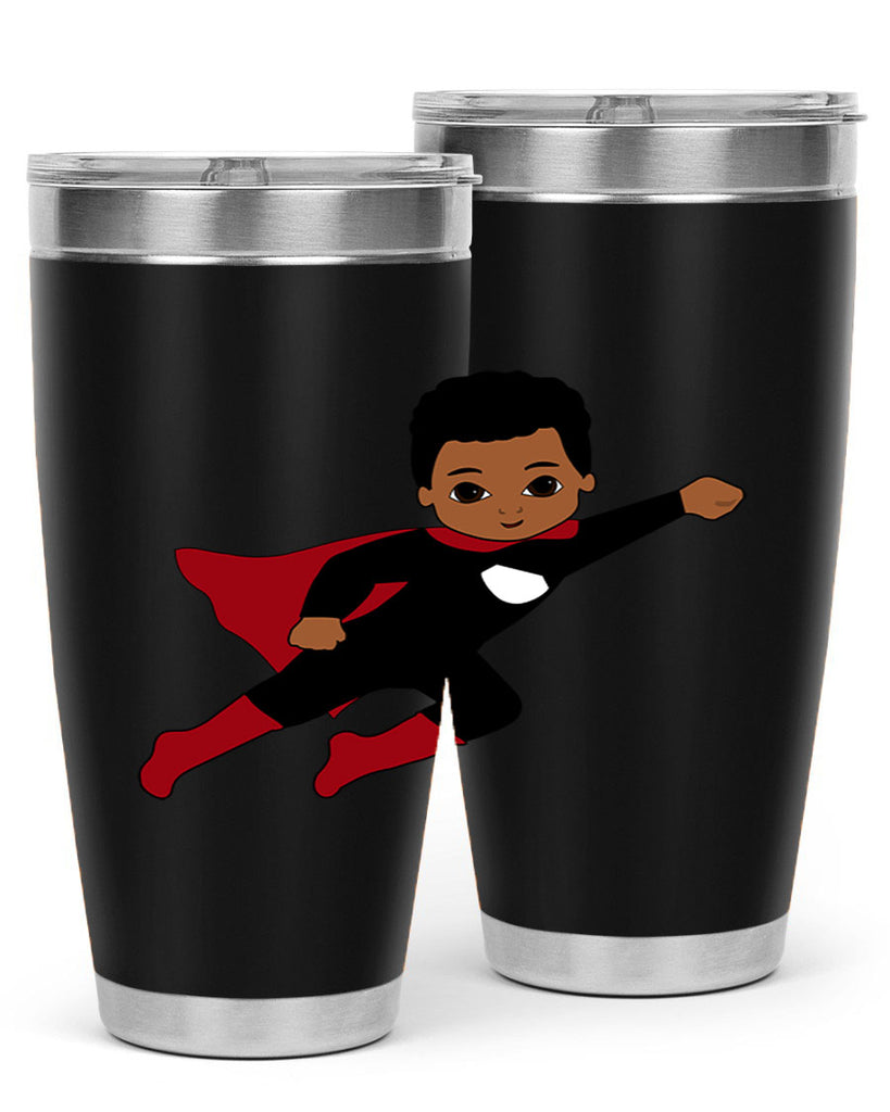 super kid 5#- black men - boys- tumbler