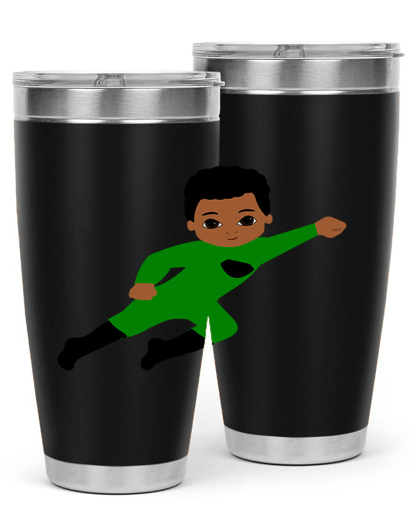 super kid 6#- black men - boys- tumbler