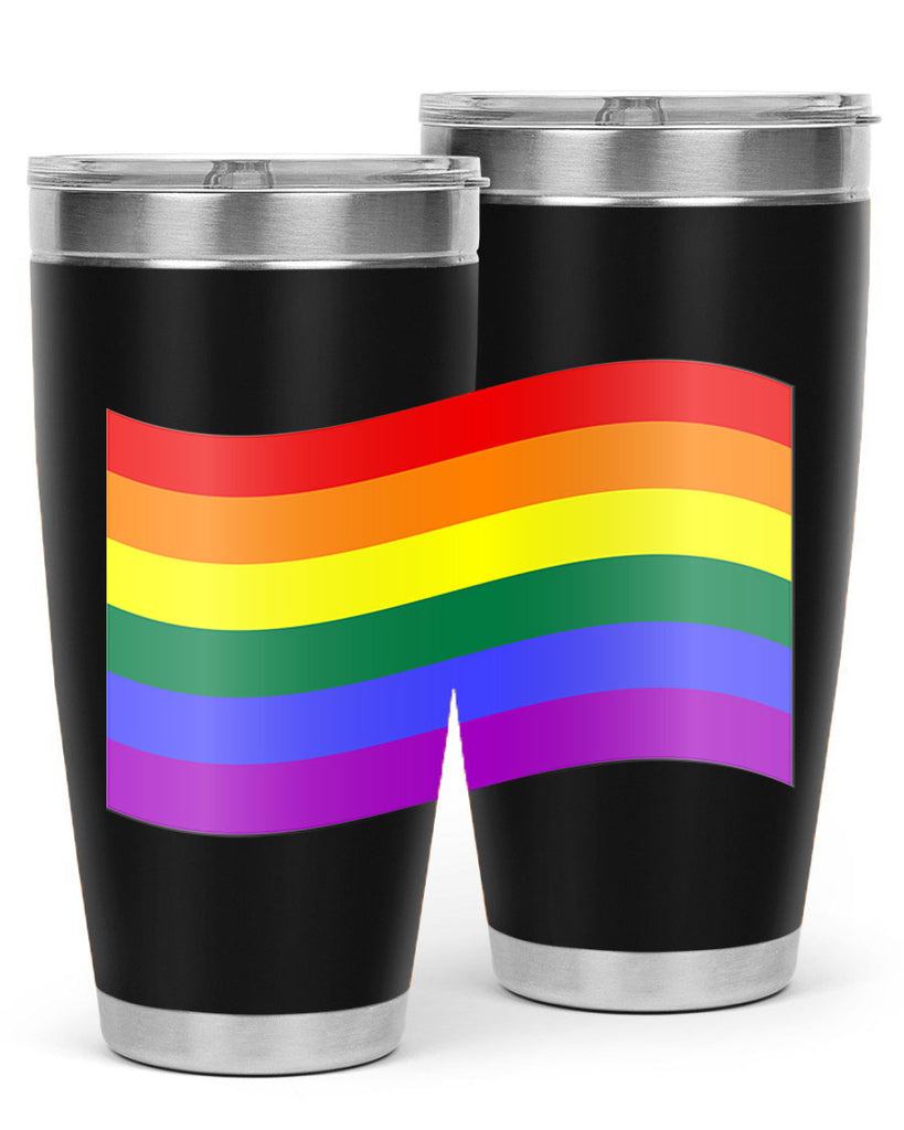 wavy rainbow flag 1#- lgbt- Tumbler