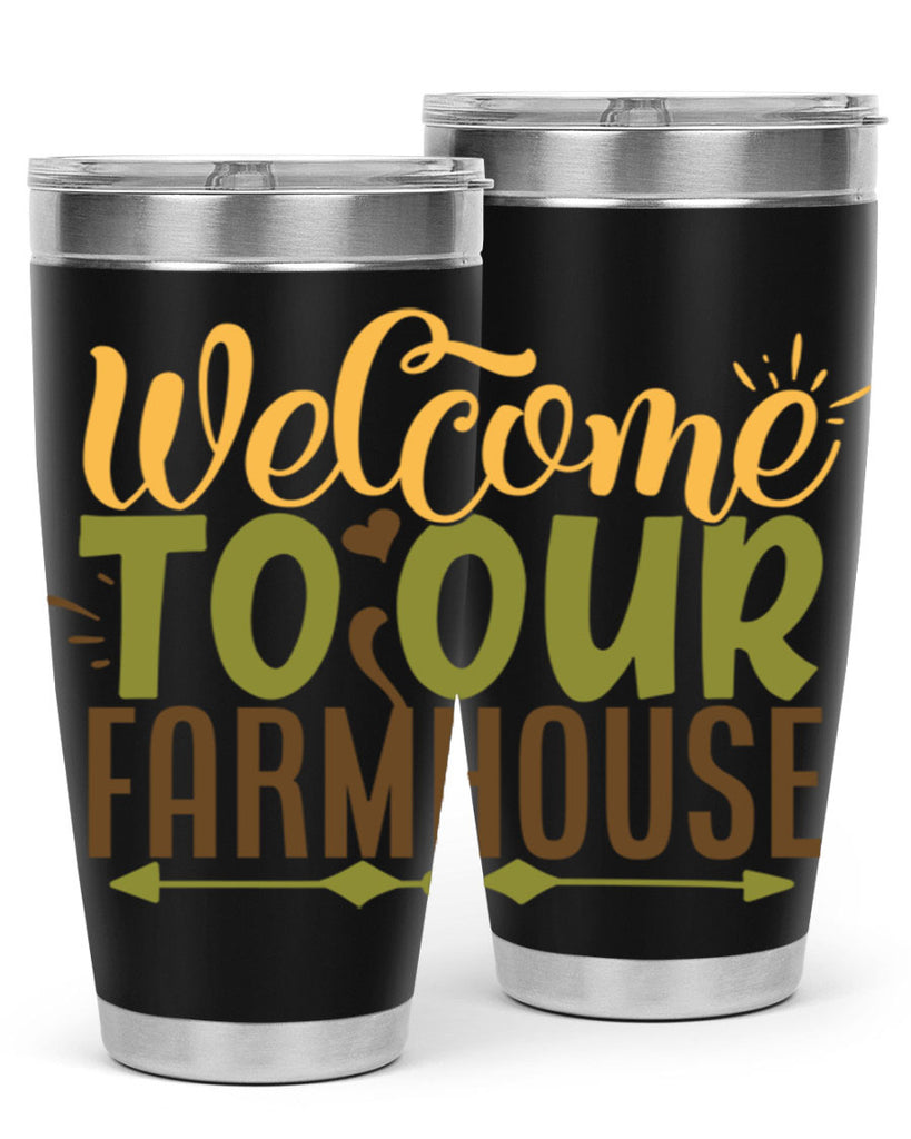 welcome to our farmhouse 2#- farming and gardening- Tumbler