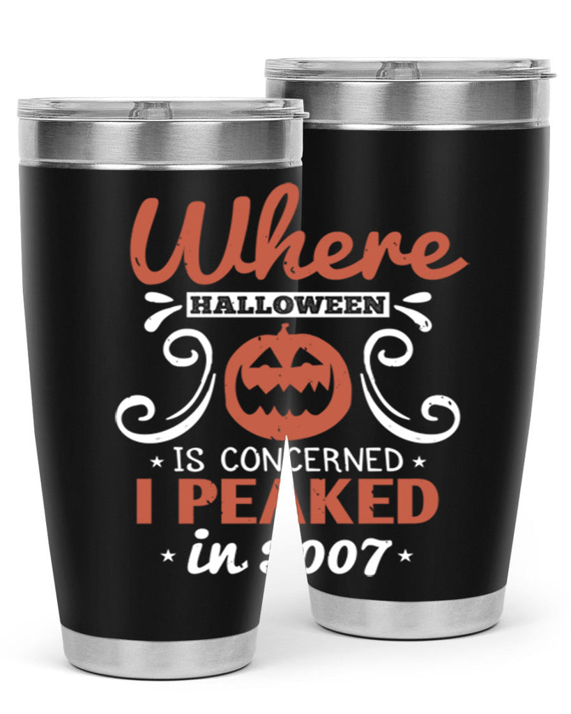 where halloween is 122#- halloween- Tumbler