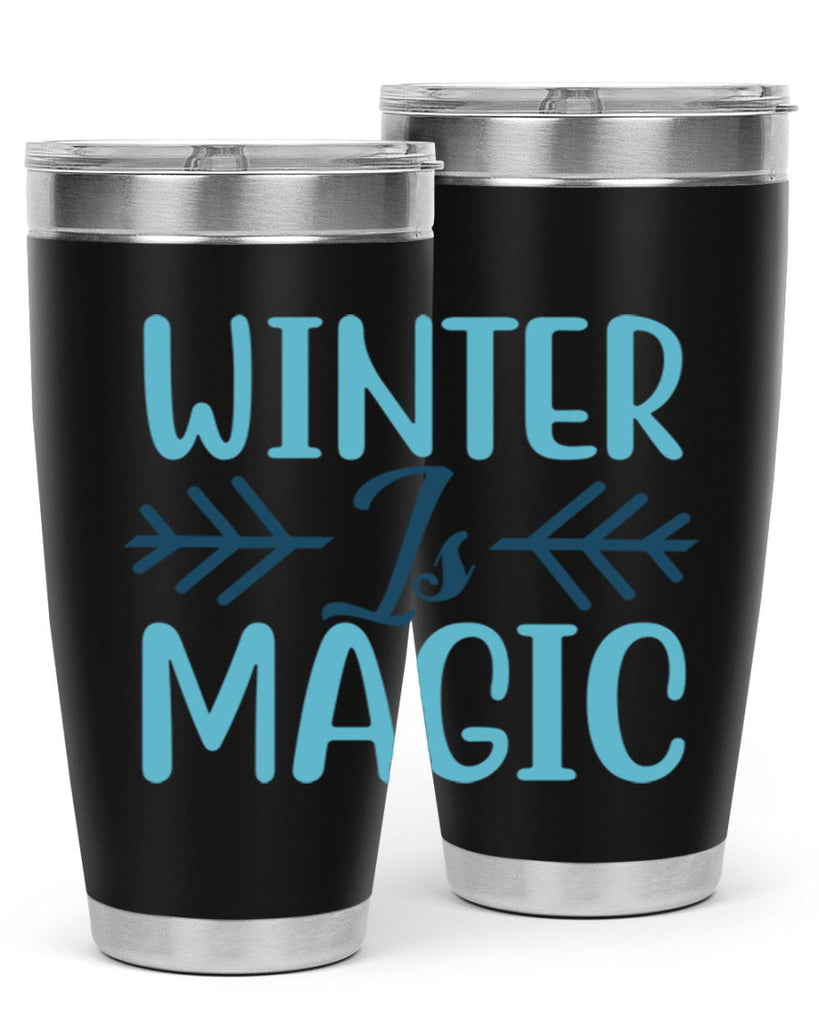 winter is magic 506#- winter- Tumbler