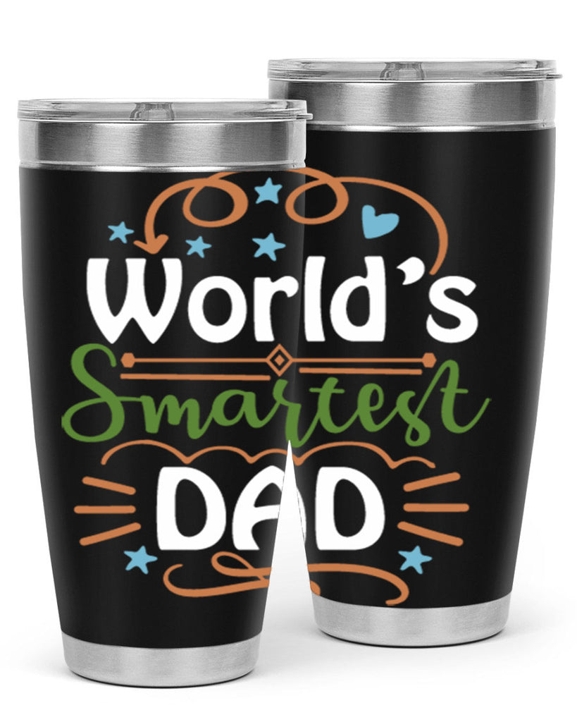 world’s smartest dad 2#- fathers day- Tumbler