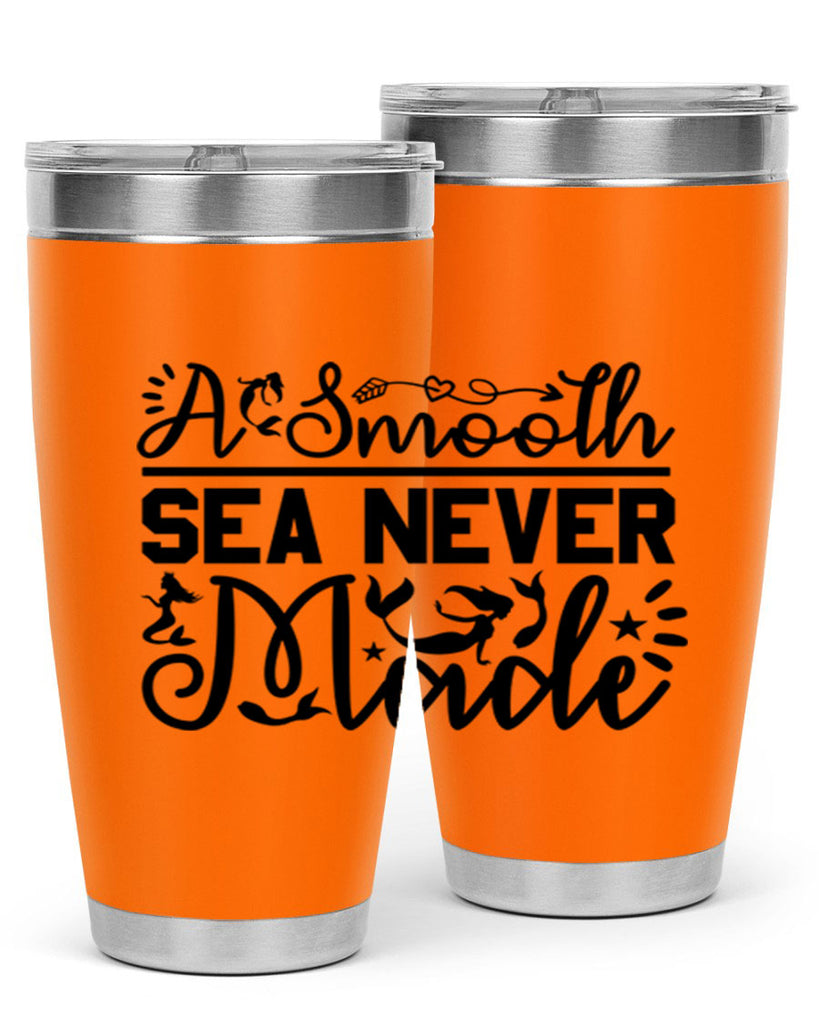 A Smooth Sea Never Made 11#- mermaid- Tumbler